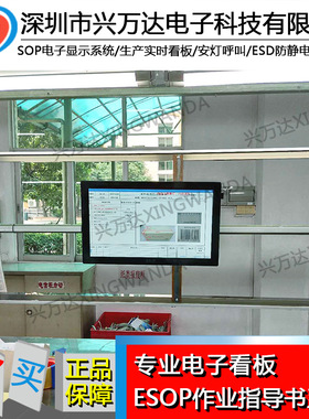 兴万达实地认证诚信电子化sop看板显示 电子sopsop电子作业指导书