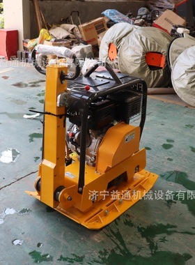 手扶式路面平板夯 小型路面柴油夯 路面振动夯液压平板夯