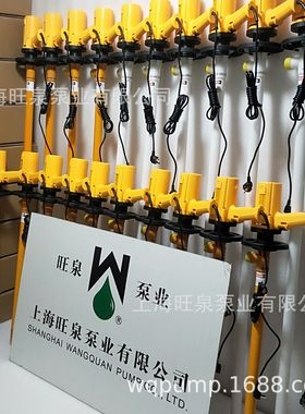 上海旺泉SB-880W+HD-PVDF-1000耐腐蚀油桶泵、耐腐二氟电动抽液