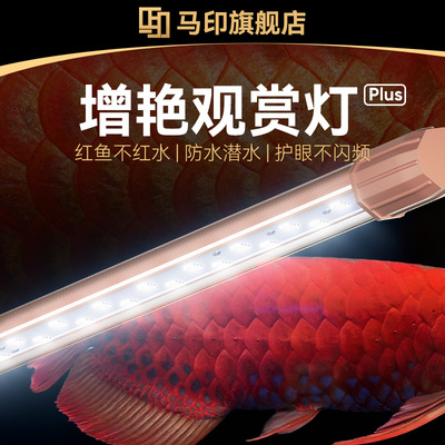 马印神灯增艳灯龙鱼专用水族箱灯增色灯水草灯鱼缸灯led灯防水