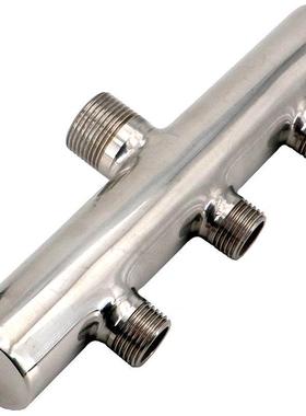 六分外丝转四分外丝304不锈钢分集水器冷热水工业分流器中间进水