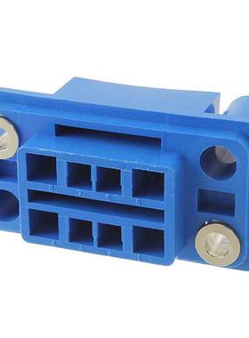 TE AMP 泰科安普进口连接器5172070-3 8P 蓝色外壳 6.6mm间距现货