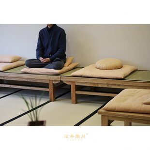 禅堂经典【木棉打坐垫】泛舟指月静坐垫 禅修静坐垫