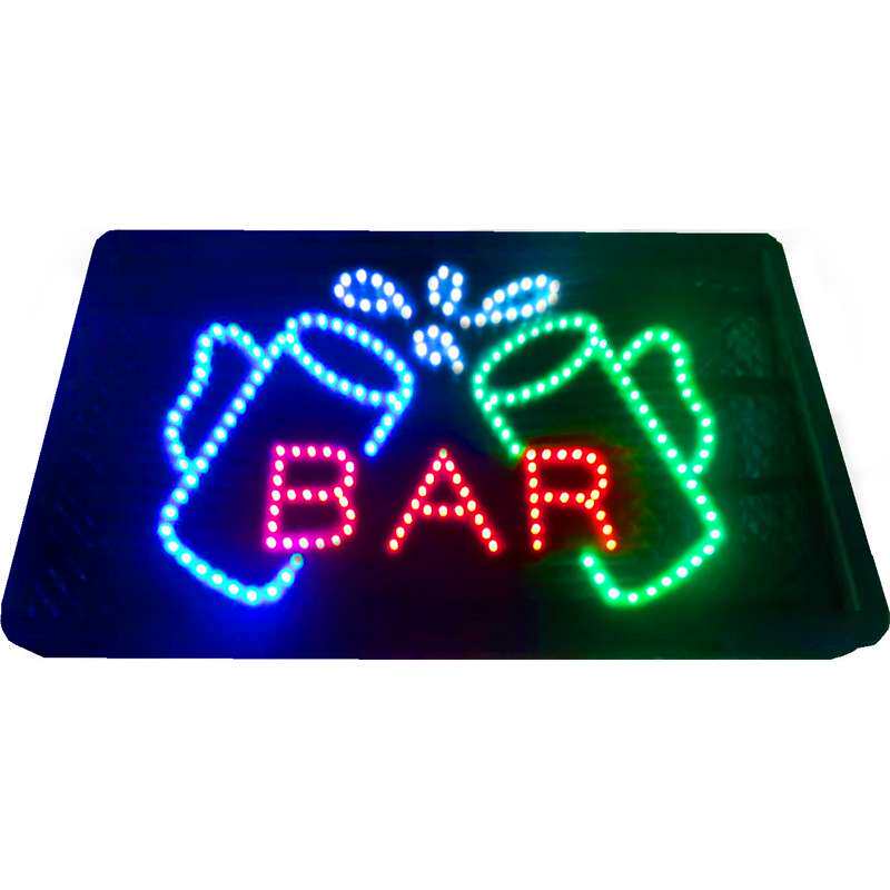 有ULCE认证LED广告牌 BAR告示牌招牌 酒吧店招 发光字