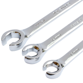 油管拆卸专用扳手工具套装 油管扳手六角开口呆扳手汽修装 刹车拆装