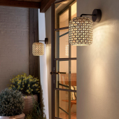 户外庭院灯防水别墅景观灯新中式 手工编壁灯现代简约门前灯墙壁灯