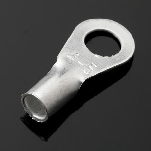 圆型裸端头 黄铜镀银 OT冷压接线端子OT4 1000只 铜鼻子