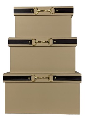 橙色收纳盒样板房收纳箱衣帽间储物箱欧式M装饰盒桌面整理盒装饰