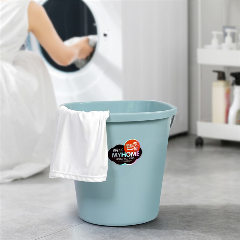 清洁长方形塑料桶l加厚家用储水桶洗衣桶大号小号桶手提水桶拖把