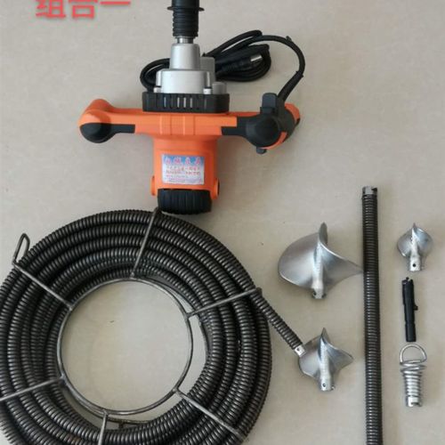 方向盘型油污管K道疏通机组合