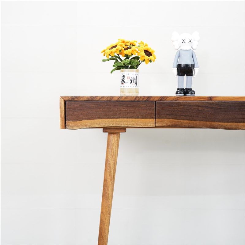 乌金木全实木玄关柜现代简约入户客厅收纳K储物柜长条几案高脚柜