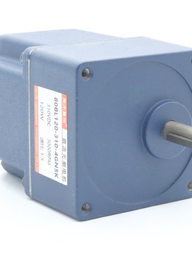 80直流无刷齿轮减速电机驱动套装120W3000转24/48V/220V.供电5速