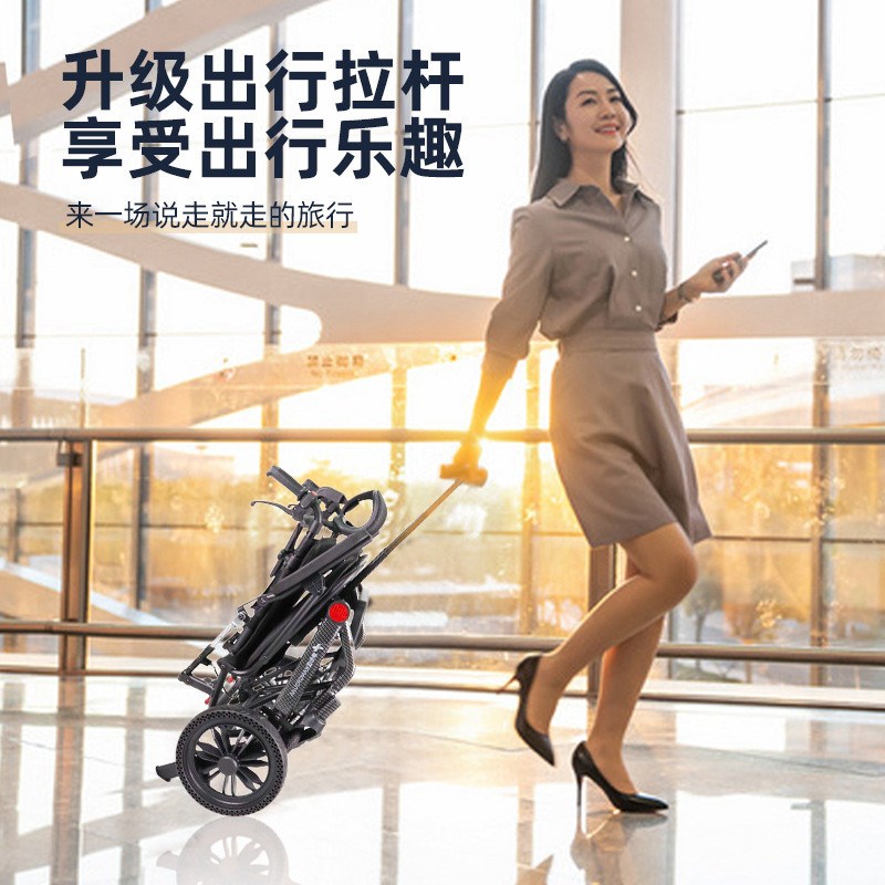 老人轮椅可躺可坐m轻便折叠带坐便瘫痪老年人专用超轻小型手推车