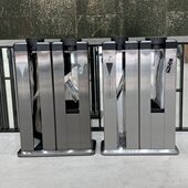 酒店大堂门口伞袋机自动伞套机双头不锈钢套伞机商用办公雨伞机