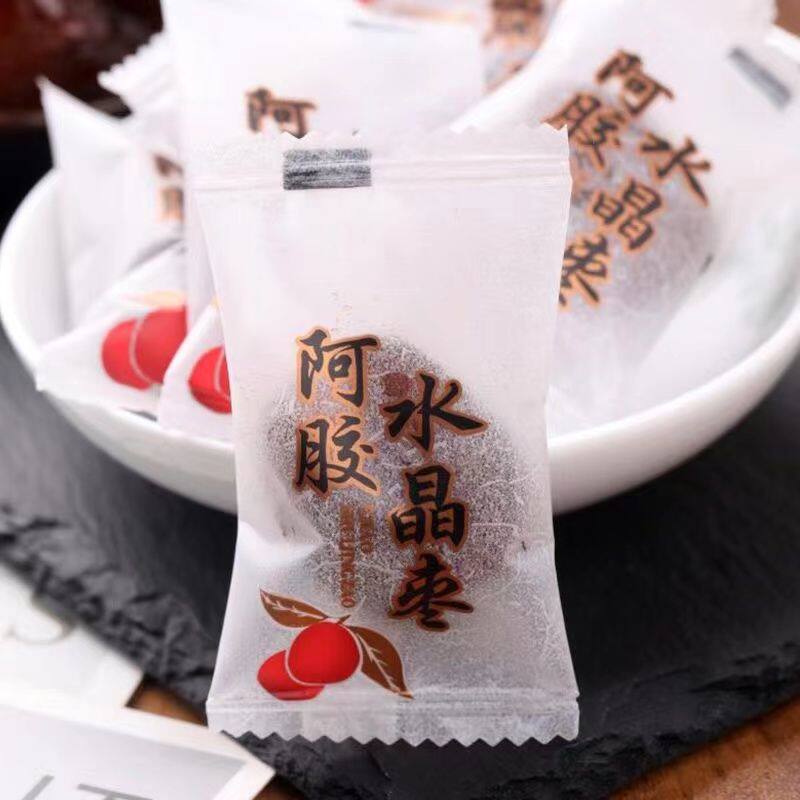 独立包装阿胶蜜枣小包装去核解馋零食沧州水晶枣蒸粽子阿胶水晶枣