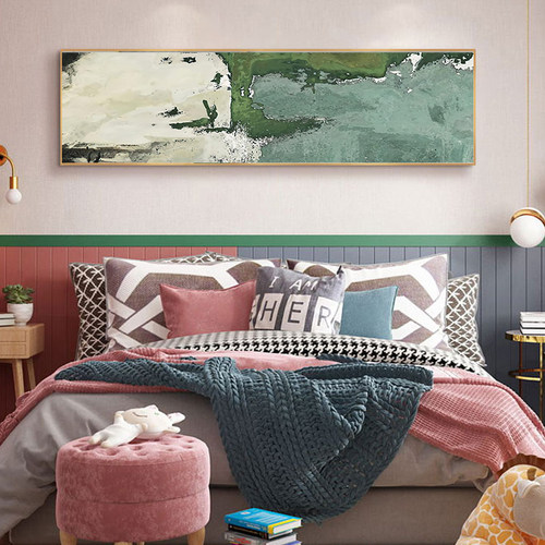 Y-80现代简约抽象客厅装饰画沙发背景墙画艺术油画大气别墅挂画