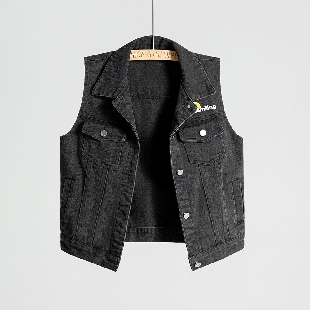 春秋外搭外穿洋气牛仔马甲女2025个性爆款高档背心新款无袖上衣女