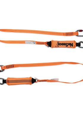 代尔塔 504208 单小钩减震带 高空作业电力建筑户外防坠落安全绳