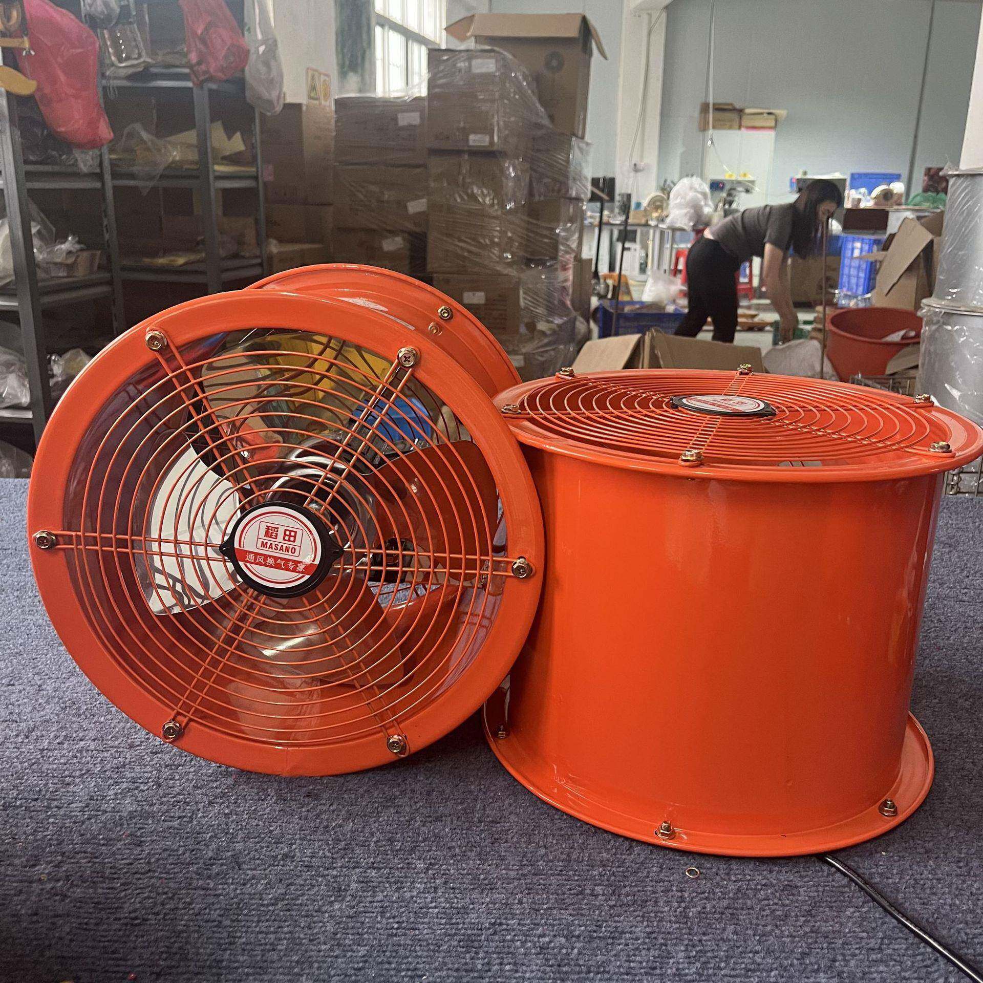 JN高速圆筒轴流抽风机换气排风机 工业排气扇厨房大排档换气抽气