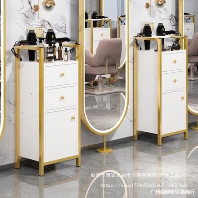 网红潮店美发店工具车台镜台剪发小推车理发店工作柜子发廊专用