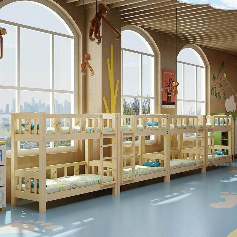 幼儿园实木午托床樟子松加粗双层床小学生午休上下床幼儿园高低床,畜牧/养殖物资,畜牧/养殖器械,淘宝优惠券,粉丝福利购,淘宝优惠卷