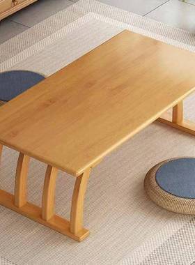 简约小炕桌炕几飘窗小茶几榻榻米古风矮茶桌卧室小茶桌子坐地家用