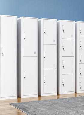 单门更衣柜员工储物柜商用铁皮柜办公室档案收纳柜家用简易换昌悦