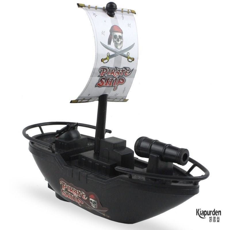 【官方旗舰】儿童海盗帆船可下水仿真轮船模型电动小船快艇男孩戏