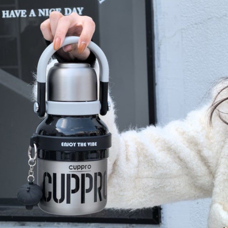 cuppro保温杯女生大容量高颜值316L不锈钢泡茶水杯子可携式大肚水,餐饮具,保冷/保温杯,淘宝优惠券,粉丝福利购,淘宝优惠卷