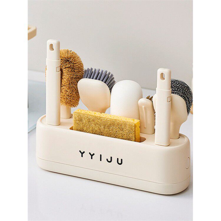 厨房收纳用具刷锅清洁刷子多功能带手柄钢丝球家用去污清洁套装 - 众奇居家日用旗舰店出品