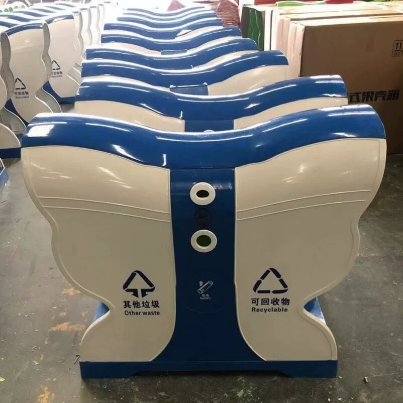 户外垃圾桶不锈钢室外果皮箱环卫园林小区公园景区分类垃圾箱定制