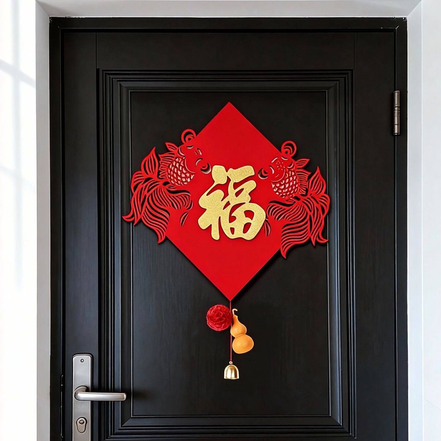 2026马年福字贴磁吸门贴新年春节装饰入户门立体挂件贴纸粘贴款,节庆用品/礼品,福字/窗花/窗贴,淘宝优惠券,粉丝福利购,淘宝优惠卷