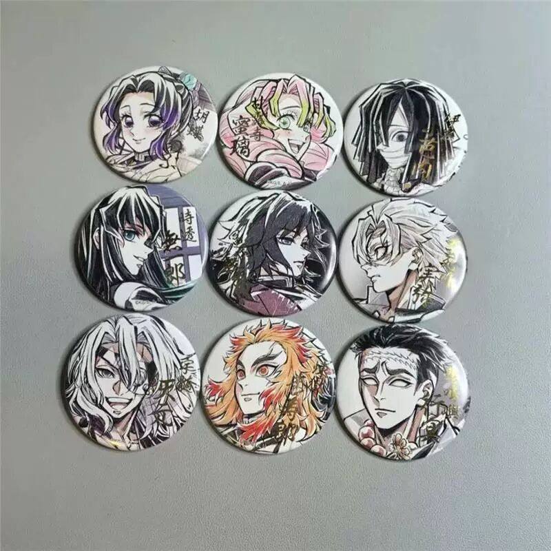 日版谷子 鬼灭之刃kuji抽赏吧唧时透无一郎富冈义勇烫金吧唧周边,模玩/动漫/周边/娃圈三坑/桌游,动漫徽章/立牌,淘宝优惠券,粉丝福利购,淘宝优惠卷