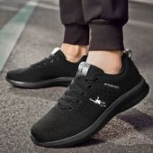 乔丹格兰秋季 男鞋 2025透气网面休闲鞋 正品 防滑运动厚底跑步鞋 A36