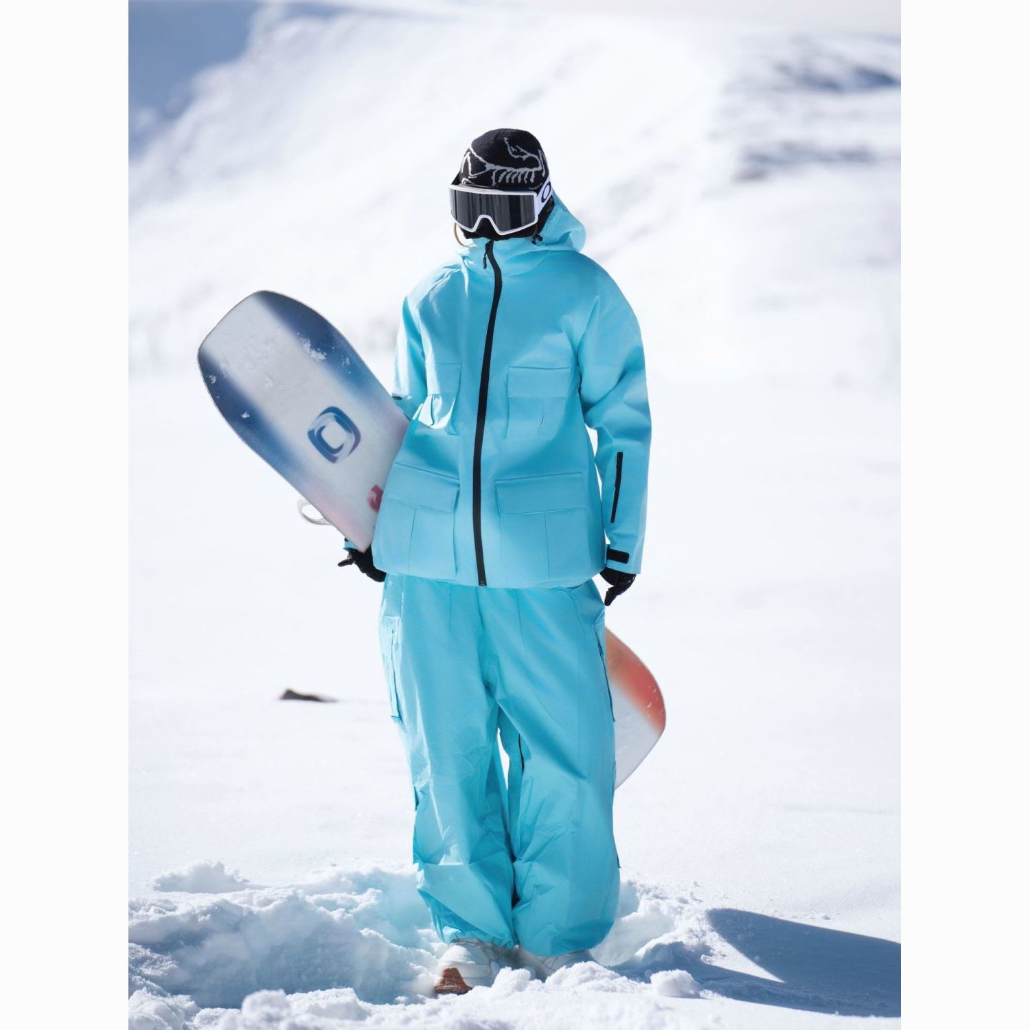 新款3L滑雪服套装女 压胶防水2w滑雪服女上衣滑雪裤男雪服加棉