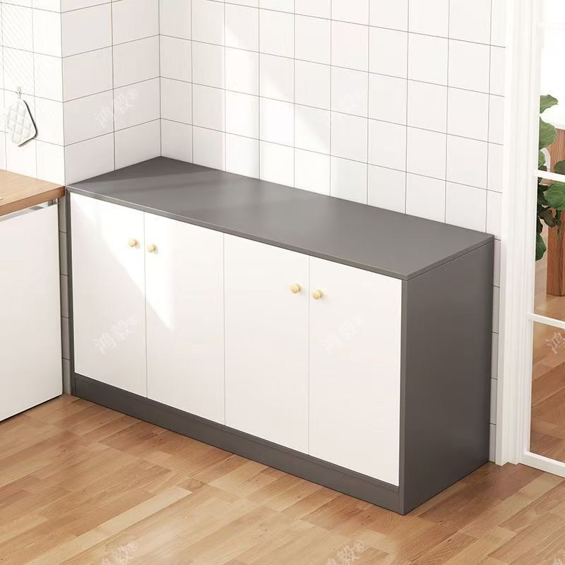 餐边柜酒柜碗柜现代简约家用厨房灶台茶水柜客厅靠墙微波炉置物架