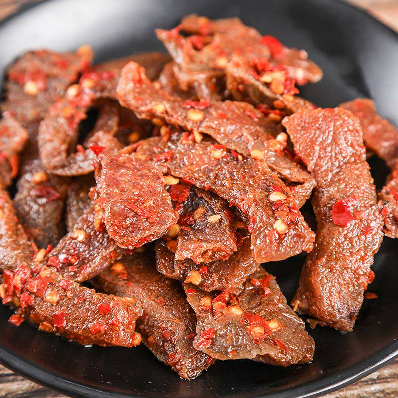 湖南特产魔芋干冷江新化零食小吃麻辣魔芋豆腐丝香辣素毛肚片爽