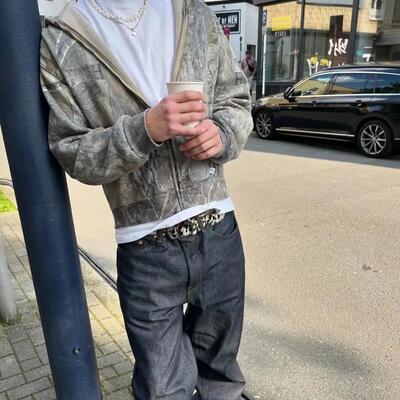 Retro Camouflage Zip Up Hoodie 3D Unisex Hoodie