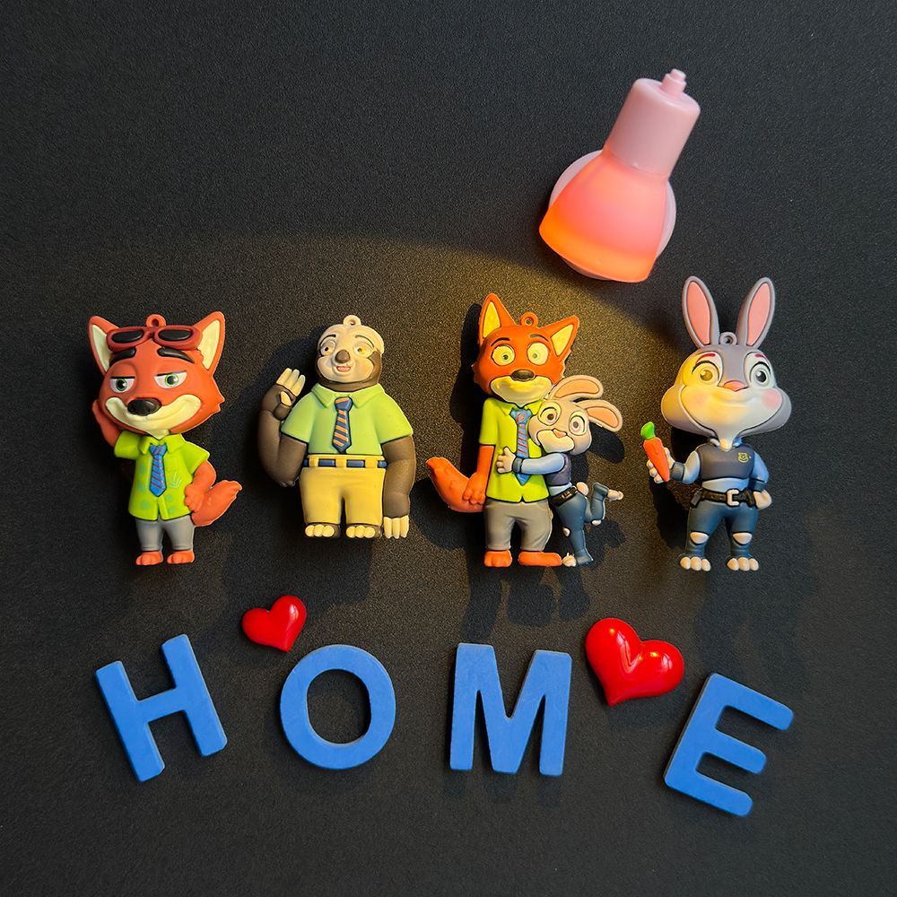 迪士尼冰箱贴卡通动漫公仔冰箱贴摆件磁吸贴可爱立体3D创意高质感