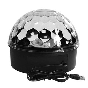 ktv闪光灯旋转七彩灯水晶魔球酒吧灯跳舞灯镭射灯蹦迪灯舞台灯光