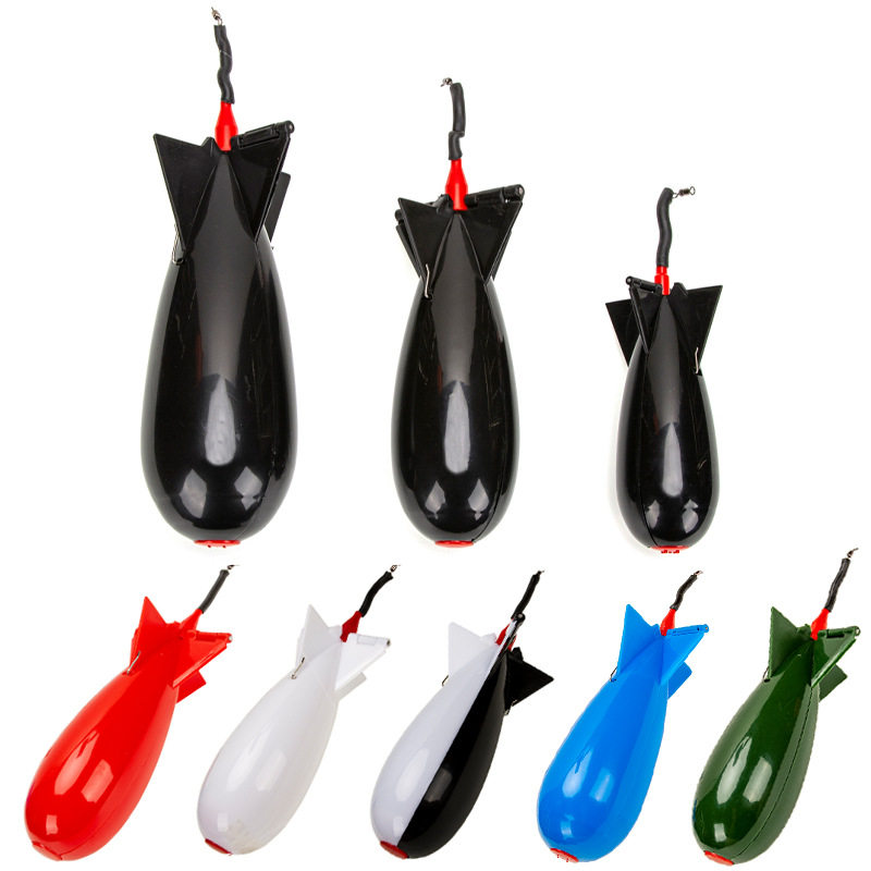 现货定点垂钓抛饵野钓多色水雷远投打窝器饵料喂食器鱼饵笼