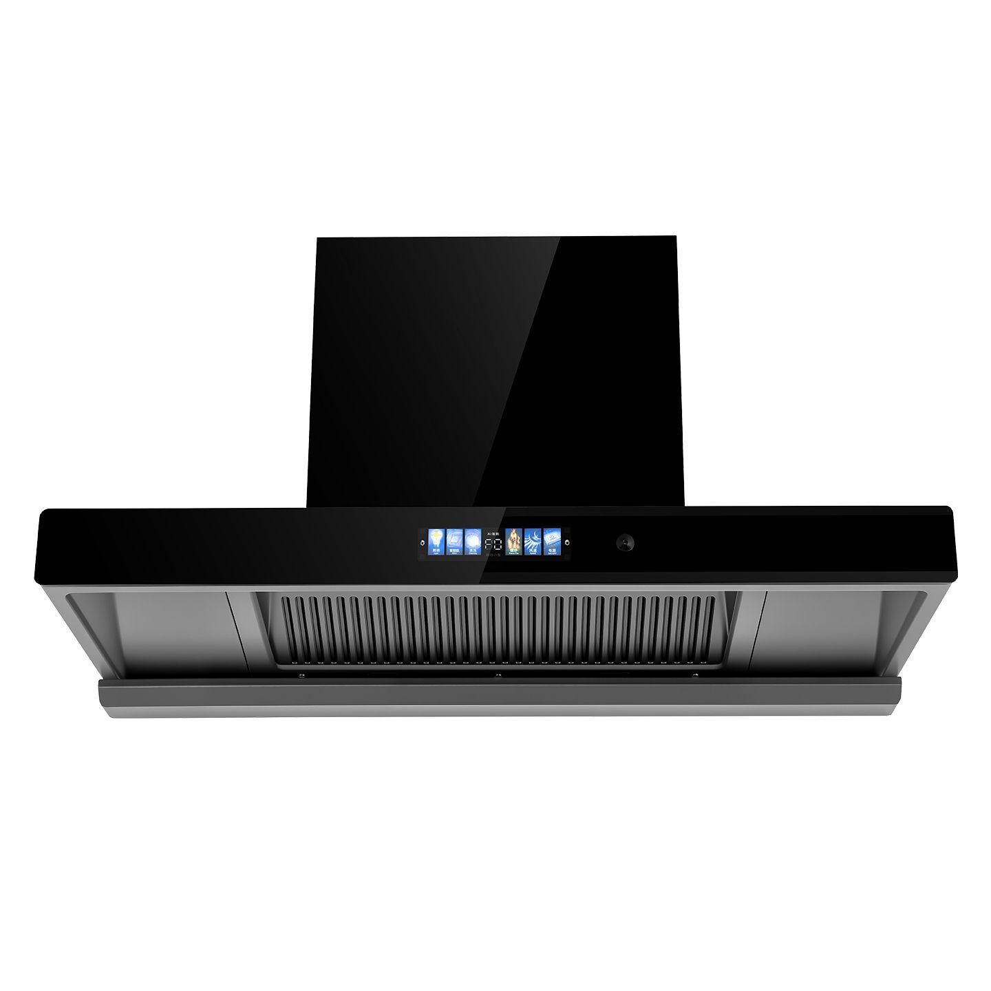 樱花雨大吸力顶吸式抽油烟机家用厨房t型欧式自动清洗抽油烟机