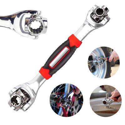 Universal Wrench with Multifunction 360 Degree Rotating