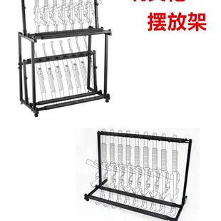 水弹玩具金属枪架专用模型展示支架立式落地摆放玩具改装配件M4AK