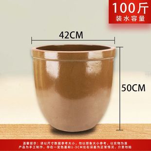 水缸家用储水用土陶老式 大号加厚发酵缸腌菜缸陶瓷米缸酱缸咸菜缸