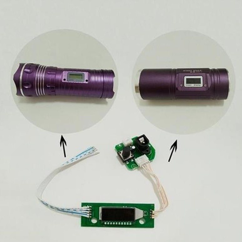 10夜钓灯电路板液晶显示屏线路板灯开关主板渔具配件特价包邮