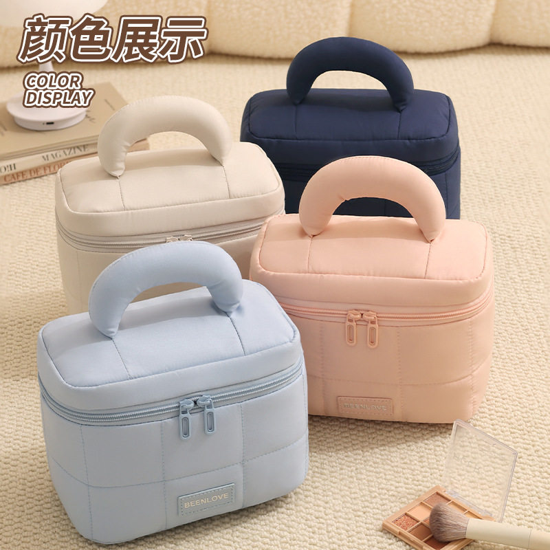 蓓恋手提化妆包跨境新款大容量收纳化妆品旅行便携式防水洗漱包,收纳整理,衣物收纳袋,淘宝优惠券,粉丝福利购,淘宝优惠卷