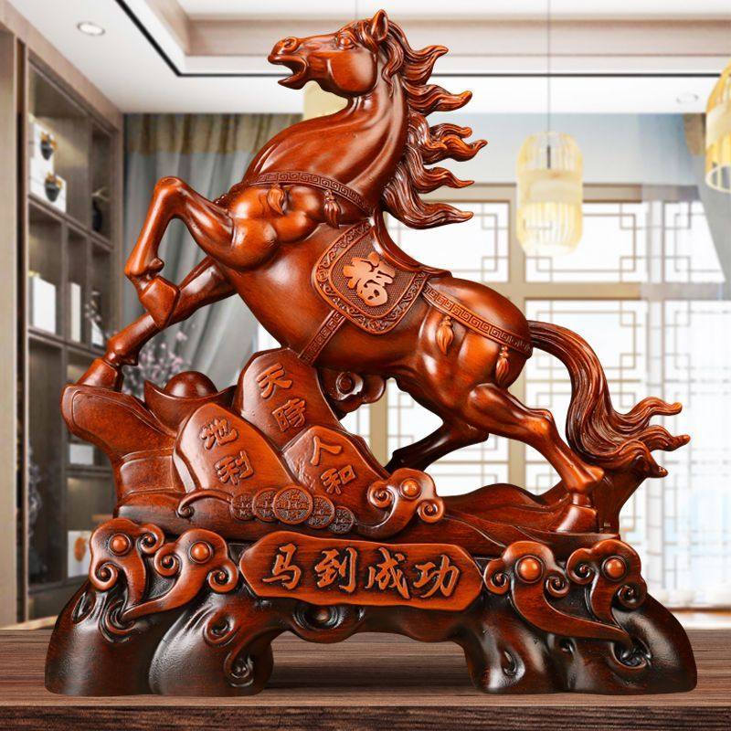 马到成功摆件招财酒柜电视柜玄关客厅老板办公室开业乔迁装饰礼品,家居饰品,装饰摆件,淘宝优惠券,粉丝福利购,淘宝优惠卷