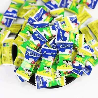 孺牛牛奶糖鲜奶散装绿茶糖果怀旧零食8090童年儿时回忆