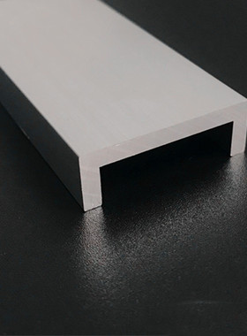 30x10x3U型铝型材内径24厚3mm铝合金槽钢工业铝槽6061槽铝 铝单轨